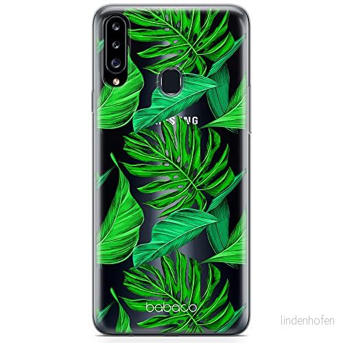 ERT GROUP mobiltelefonfodral för Samsung A20S originalt och officiellt licensierat Babaco mönster Plants 006 optimalt anpassad till formen på mobiltelefonen, gedeeltelijk transparant 5904805437885