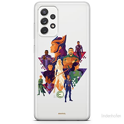 ERT GROUP mobiltelefonfodral för Samsung A73 5G originalt och officiellt licensierat Marvel mönster Eternals 007 optimalt anpassad till formen på mobiltelefonen, gedeeltelijk transparant 5904805519130