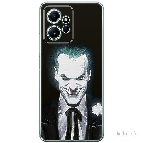 ERT GROUP mobiltelefonfodral för Xiaomi REDMI NOTE 12 4G originalt och officiellt licensierat DC mönster Joker 001 optimalt anpassad till formen på mobiltelefonen, fodral tillverkad av TPU plast 5905511952693