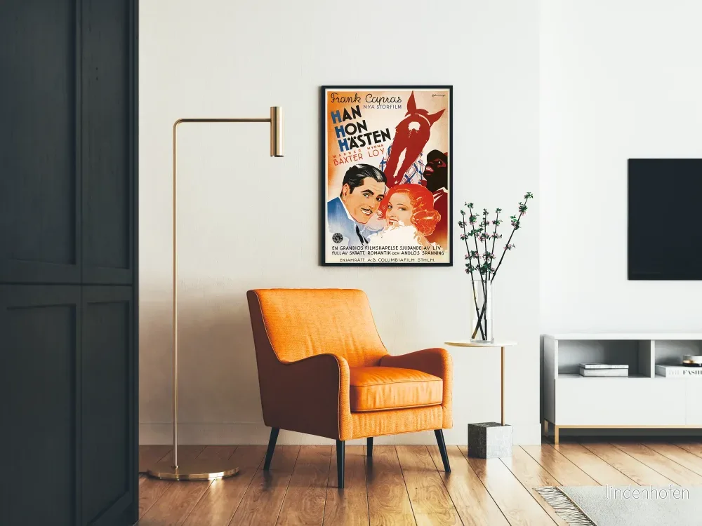 Vintagefilmposter Han Hon Hästen Frank Capra - Bild 2