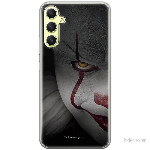 ERT GROUP mobiltelefonfodral för Samsung A34 5G originalt och officiellt licensierat Horror mönster It 001 optimalt anpassad till formen på mobiltelefonen, fodral tillverkad av TPU plast 5905511785390