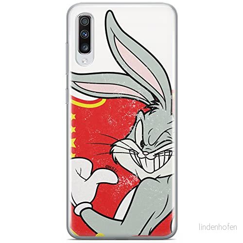 ERT GROUP mobiltelefonfodral för Samsung A70 originalt och officiellt licensierat Looney Tunes mönster Bugs 010 optimalt anpassad till formen på mobiltelefonen, fodral tillverkad av TPU plast 5902980472639