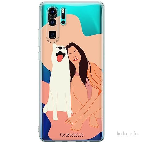 ERT GROUP mobiltelefonfodral för Huawei P30 PRO originalt och officiellt licensierat Babaco mönster Dogs 005 Vit optimalt anpassad till formen på mobiltelefonen, gedeeltelijk transparant 5905131027733