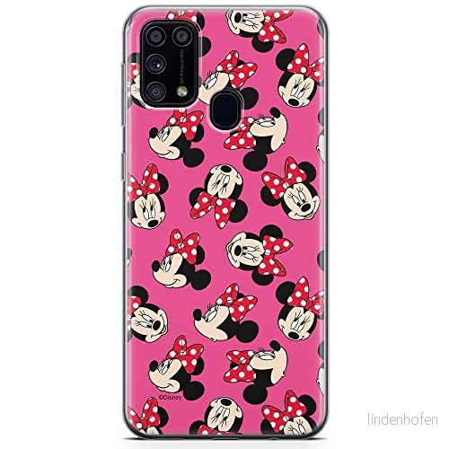 ERT GROUP mobiltelefonfodral för Samsung M31 originalt och officiellt licensierat Disney mönster Minnie 019 optimalt anpassad till formen på mobiltelefonen, fodral tillverkad av TPU plast 5904805476488