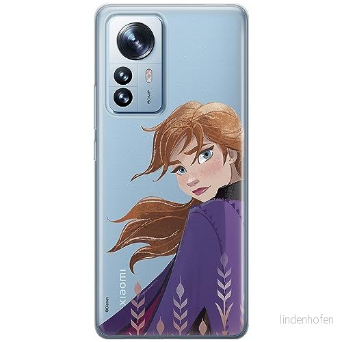 ERT GROUP mobiltelefonfodral för Xiaomi 12 / 12X originalt och officiellt licensierat Disney mönster Anna 002 optimalt anpassad till formen på mobiltelefonen, gedeeltelijk transparant 5905511482374