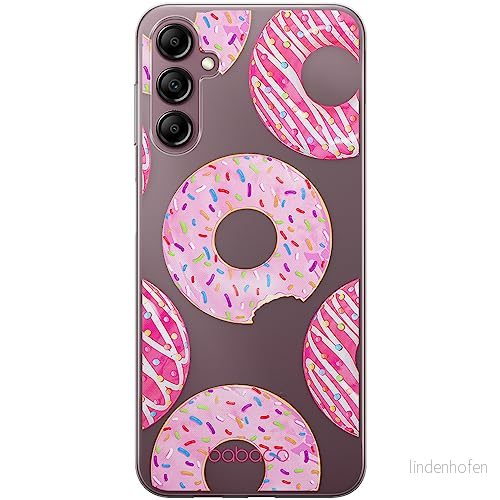 ERT GROUP mobiltelefonfodral för Samsung A14 4G/5G originalt och officiellt licensierat Babaco mönster Donut 002 optimalt anpassad till formen på mobiltelefonen, gedeeltelijk transparant 5905511819682