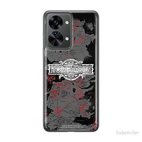 ERT GROUP mobiltelefonfodral för Oneplus NORD 2T 5G originalt och officiellt licensierat Game of Thrones mönster 010 optimalt anpassad till formen på mobiltelefonen, fodral tillverkad av TPU plast 5905511271084