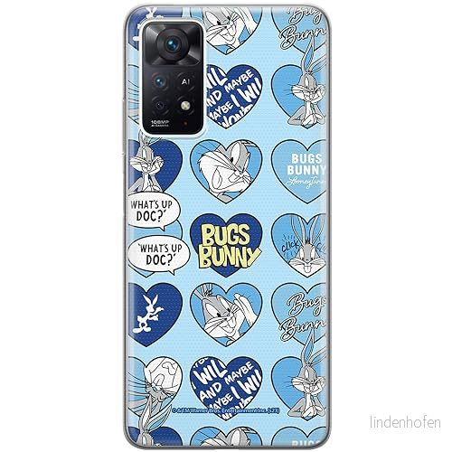ERT GROUP mobiltelefonfodral för Xiaomi REDMI NOTE 11 PRO 5G/ 4G originalt och officiellt licensierat Looney Tunes mönster Bugs 021, fodral tillverkad av TPU plast 5905795086268