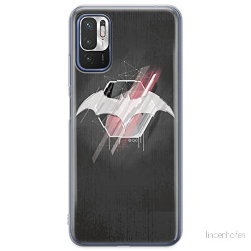 ERT GROUP mobiltelefonfodral för Xiaomi REDMI NOTE 10 5G / POCO M3 PRO originalt och officiellt licensierat DC mönster Batman 002 anpassad till formen på mobiltelefonen, fodral tillverkad av TPU plast 5904805610417