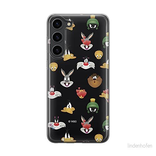 ERT GROUP mobiltelefonfodral för Samsung S23 originalt och officiellt licensierat Looney Tunes mönster 007 optimalt anpassad till formen på mobiltelefonen, fodral tillverkad av TPU plast 5905511421458
