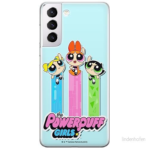ERT GROUP mobiltelefonfodral för Samsung S21 originalt och officiellt licensierat The Powerpuff Girls mönster 030, fodral tillverkad av TPU plast 5905511975388