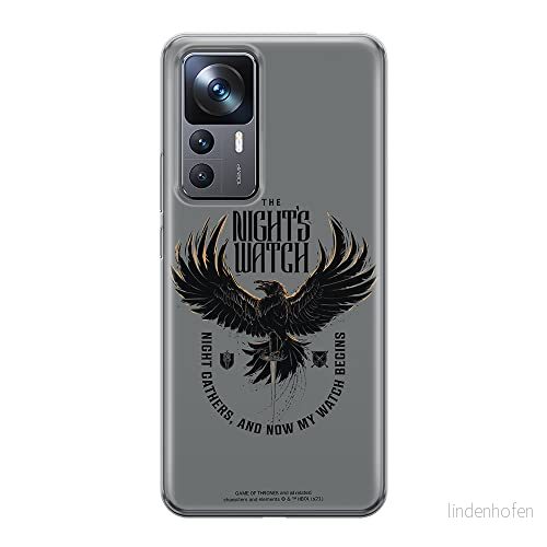 ERT GROUP mobiltelefonfodral för Xiaomi 12T/12T pro/K50 Ultra originalt och officiellt licensierat Game of Thrones mönster 003 anpassad till formen på mobiltelefonen, fodral tillverkad av TPU plast 5905511580667
