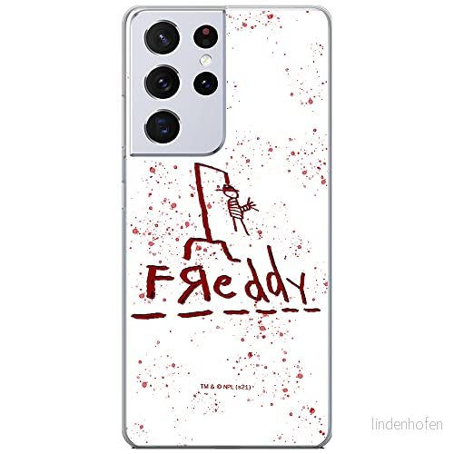 ERT GROUP mobiltelefonfodral för Samsung S21 ULTRA originalt och officiellt licensierat Horror mönster Nightmare of Elm Street 009, fodral tillverkad av TPU plast 5905511091293
