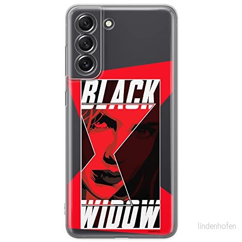 ERT GROUP mobiltelefonfodral för Samsung S21 FE originalt och officiellt licensierat Marvel mönster Black Widow 012 optimalt anpassad till formen på mobiltelefonen, gedeeltelijk transparant 5903932986433