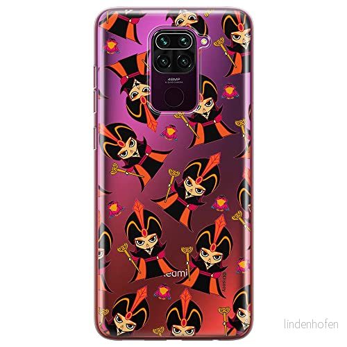ERT GROUP mobiltelefonfodral för Xiaomi REDMI NOTE 9 originalt och officiellt licensierat Disney mönster Jafar 002 optimalt anpassad till formen på mobiltelefonen, gedeeltelijk transparant 5905131404527