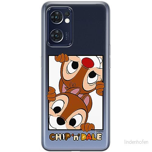ERT GROUP mobiltelefonfodral för Oppo RENO 7 5G originalt och officiellt licensierat Disney mönster Chip & Dale 005 optimalt anpassad till formen på mobiltelefonen, gedeeltelijk transparant 5905795022150