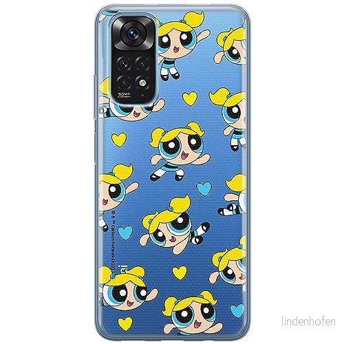 ERT GROUP mobiltelefonfodral för Xiaomi REDMI NOTE 11 5G/S 5G/T 5G/POCO M4 PRO 5G originalt och officiellt licensierat The Powerpuff Girls mönster 008, gedeeltelijk transparant 5905511958329