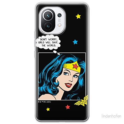 ERT GROUP mobiltelefonfodral för Xiaomi 11 originalt och officiellt licensierat DC mönster Wonder Woman 028 optimalt anpassad till formen på mobiltelefonen, fodral tillverkad av TPU plast 5903932946130