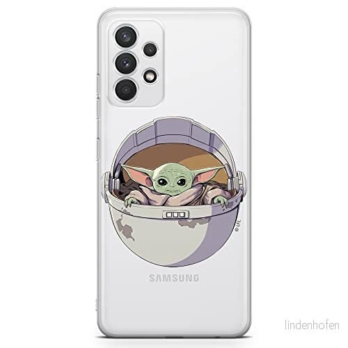 ERT GROUP mobiltelefonfodral för Samsung A32 4G LTE originalt och officiellt licensierat Star Wars mönster Baby Yoda 026 optimalt anpassad till formen på mobiltelefonen, gedeeltelijk transparant 5904805084836