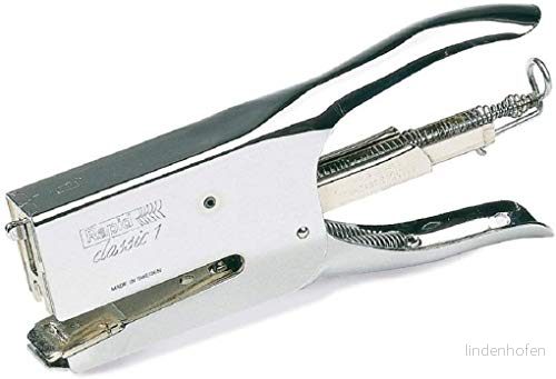 Rapid 10510628 häftstång K1, metall, 50 ark, häftklammertyp 24, blisterförpackning, krom 7313465106280