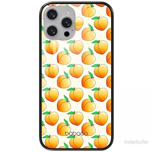 ERT GROUP mobiltelefonfodral för Apple Iphone 13 originalt och officiellt licensierat Babaco mönster Peaches 001 tillverkad av härdat glas, skyddsfodral 5904805869105
