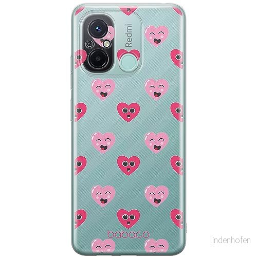 ERT GROUP mobiltelefonfodral för Xiaomi REDMI 12C/ 11A originalt och officiellt licensierat Babaco mönster Hearts 006 optimalt anpassad till formen på mobiltelefonen, gedeeltelijk transparant 5905511845926
