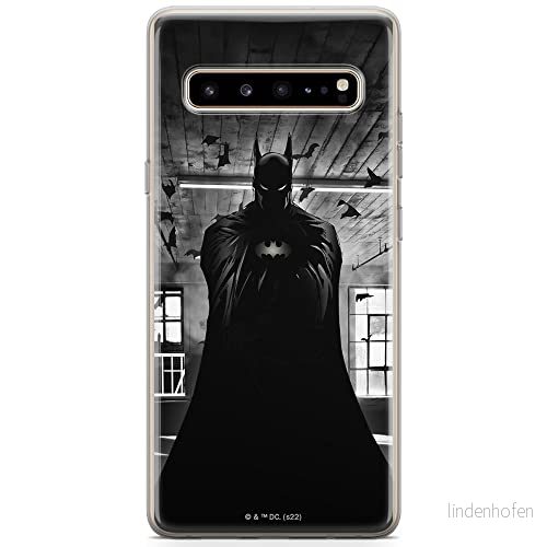 ERT GROUP mobiltelefonfodral för Samsung S10 5G originalt och officiellt licensierat DC mönster Batman 068 optimalt anpassad till formen på mobiltelefonen, fodral tillverkad av TPU plast 5905131522467