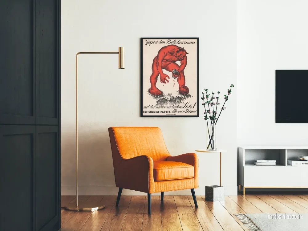 Tysk propagandaposter mot bolsjevismen - Bild 2