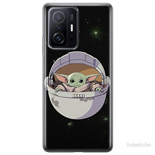 ERT GROUP mobiltelefonfodral för Xiaomi 11T 5G / PRO originalt och officiellt licensierat Star Wars mönster Baby Yoda 026 anpassad till formen på mobiltelefonen, fodral tillverkad av TPU plast 5904805560224