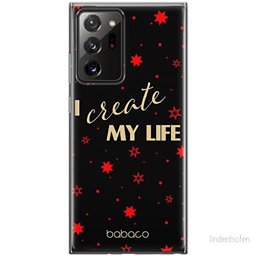 ERT GROUP mobiltelefonfodral för Samsung GALAXY NOTE 20 ULTRA originalt och officiellt licensierat Babaco mönster Positive vibes 006, fodral tillverkad av TPU plast 5903932958454