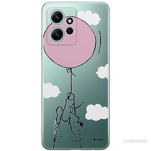 ERT GROUP mobiltelefonfodral för Xiaomi REDMI NOTE 12 4G originalt och officiellt licensierat Disney mönster Winnie the Pooh & Friends 013, gedeeltelijk transparant 5905511936464