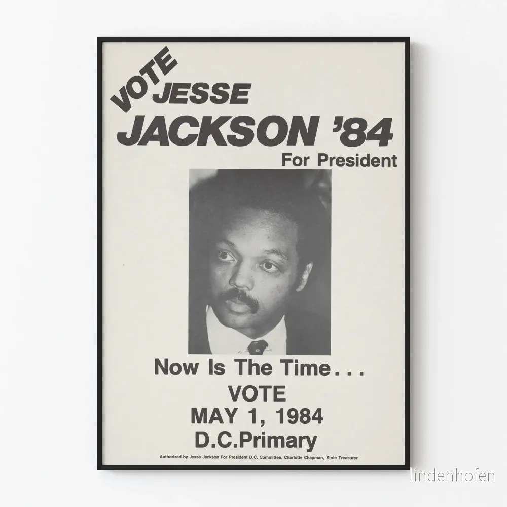 Jesse Jackson 1984 valkampanjposter