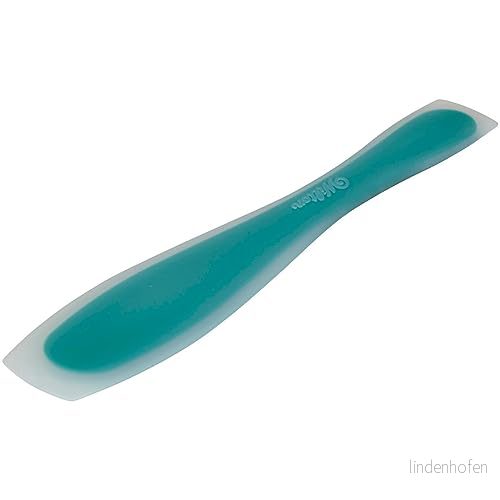 Wilton Versa Tools universalspatel av silikon för fördelning och skrapning vid matlagning bakning, vit/turkos 70896025074