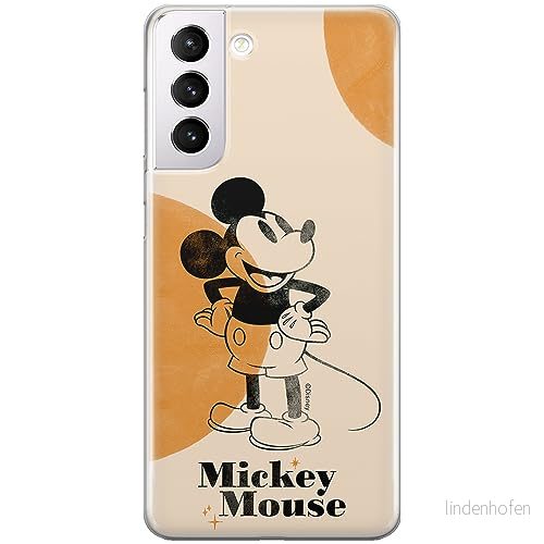 ERT GROUP mobiltelefonfodral för Samsung S21 PLUS originalt och officiellt licensierat Disney mönster Mickey 054 optimalt anpassad till formen på mobiltelefonen, fodral tillverkad av TPU plast 5905795035280