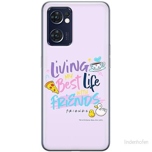 ERT GROUP mobiltelefonfodral för Oppo RENO 7 5G originalt och officiellt licensierat Friends mönster 024 optimalt anpassad till formen på mobiltelefonen, fodral tillverkad av TPU plast 5905795061876