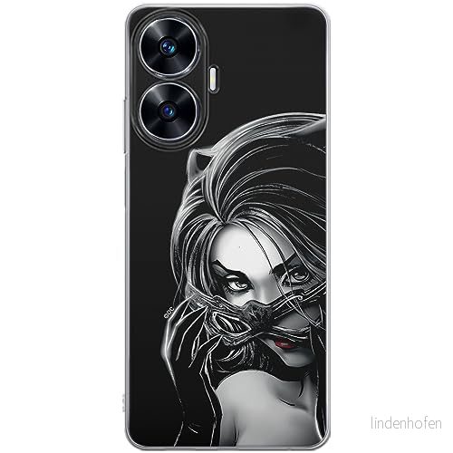 ERT GROUP mobiltelefonfodral för Realme C55 originalt och officiellt licensierat DC mönster Catwoman 004 optimalt anpassad till formen på mobiltelefonen, fodral tillverkad av TPU plast 5905511874698