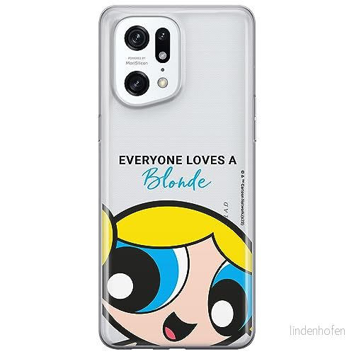 ERT GROUP mobiltelefonfodral för Oppo FIND X5 PRO originalt och officiellt licensierat The Powerpuff Girls mönster 012, gedeeltelijk transparant 5905511961978
