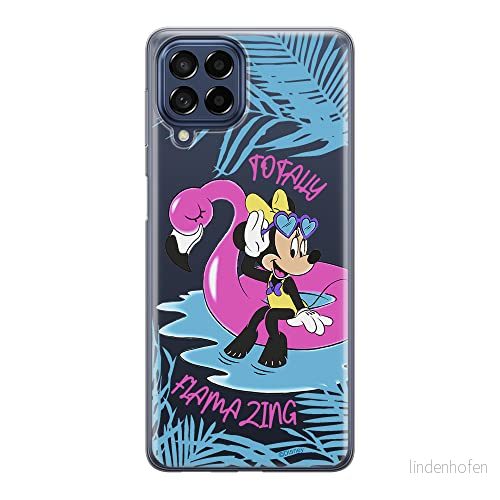 ERT GROUP mobiltelefonfodral för Samsung M33 5G originalt och officiellt licensierat Disney mönster Minnie 025 optimalt anpassad till formen på mobiltelefonen, gedeeltelijk transparant 5905511340452