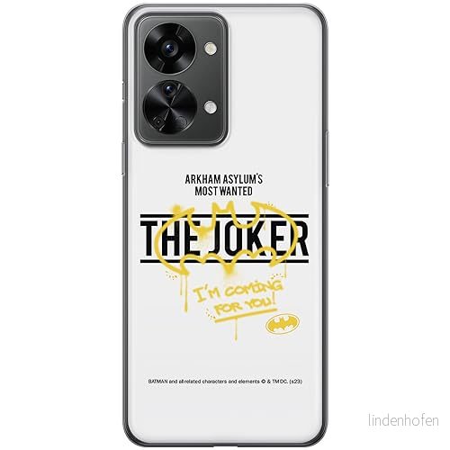 ERT GROUP mobiltelefonfodral för OnePlus NORD 2T 5G originalt och officiellt licensierat DC mönster Batman & Joker 006 anpassad till formen på mobiltelefonen, fodral tillverkad av TPU plast 5905795060572
