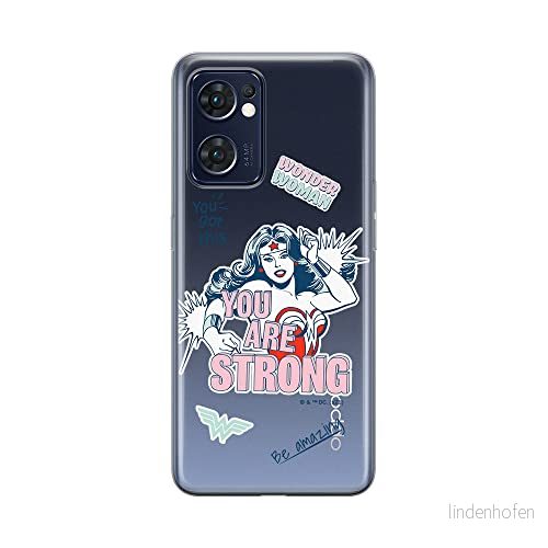 ERT GROUP mobiltelefonfodral för Oppo RENO 7 5G originalt och officiellt licensierat DC mönster Wonder Woman 025 optimalt anpassad till formen på mobiltelefonen, gedeeltelijk transparant 5905511314262