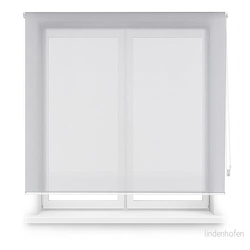 Decorblind Estor Rollable Fabric Screen Storlek: 100x180 Blixtminskning utan att ge upp ljus enkel installation vägg eller tak Fönster Färg: Antracit 8434363550407