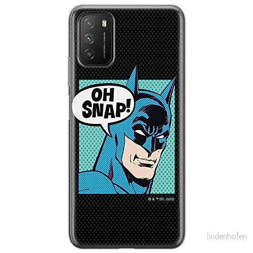 ERT GROUP mobiltelefonfodral för Xiaomi REDMI 9T/ POCO M3 originalt och officiellt licensierat DC mönster Batman 038 optimalt anpassad till formen på mobiltelefonen, fodral tillverkad av TPU plast 5905131550279