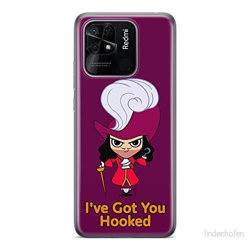 ERT GROUP mobiltelefonfodral för Xiaomi REDMI 10C originalt och officiellt licensierat Disney mönster James Hook 001 optimalt anpassad till formen på mobiltelefonen, fodral tillverkad av TPU plast 5905511549671