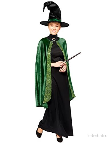 amscan 9912474 Officiellt licensierad Harry Potter maskeraddräkt, kvinnor, grön, 8-10 194099066037