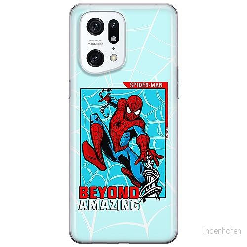ERT GROUP mobiltelefonfodral för Oppo FIND X5 PRO originalt och officiellt licensierat Marvel mönster Spider Man 041 optimalt anpassad till formen på mobiltelefonen, fodral tillverkad av TPU plast 5905795017507