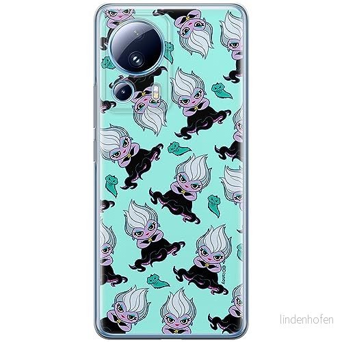 ERT GROUP mobiltelefonfodral för Xiaomi 13 LITE/CIVI 2 originalt och officiellt licensierat Disney mönster Ursula 005 optimalt anpassad till formen på mobiltelefonen, fodral tillverkad av TPU plast 5905511927714