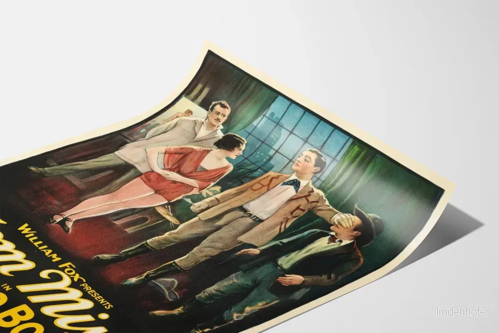 Vintageposter Ladies to Board, film med Tom Mix - Bild 3