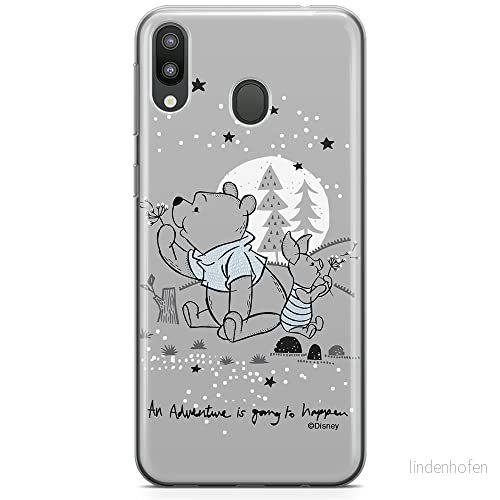 ERT GROUP mobiltelefonfodral för Samsung M20 originalt och officiellt licensierat Disney mönster Winnie the Pooh and friends 008 anpassad till formen på mobiltelefonen, fodral tillverkad av TPU plast 5904805468261