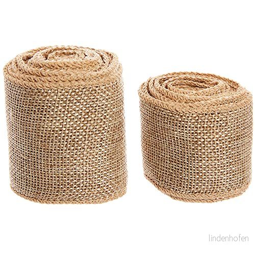 Baker Ross FX346 säckväv hessian Rolls, värdepaket 2 pack, naturliga hantverkstillbehör, jutekonst och hantverksmaterial, dekorativa tillbehör 5063067002580