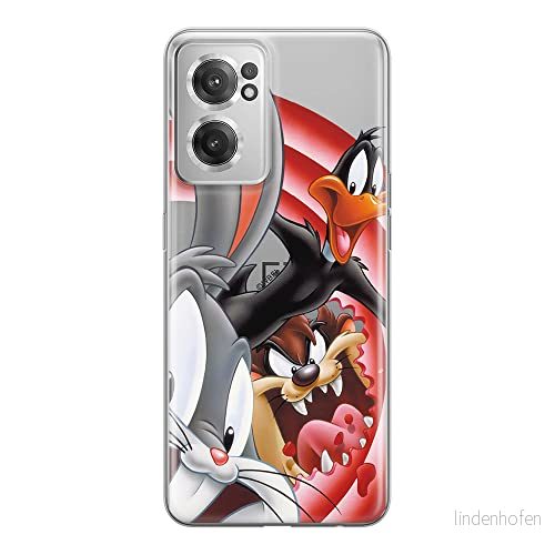 ERT GROUP mobiltelefonfodral för Oneplus NORD CE 2 originalt och officiellt licensierat Looney Tunes mönster 006 optimalt anpassad till formen på mobiltelefonen, gedeeltelijk transparant 5905511299149
